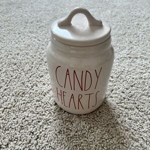 Rae Dunn Candy Hearts Canister
